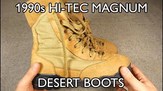 1990s HiTec Magnum Desert Boots [upl. by Arondell]