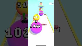 YOGA BALL RUN 8192 GAME  How To Play Games viral trending games shorts yogaballrun [upl. by Alleacim]