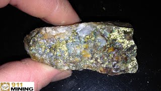 High Grade Gold amp Copper Ore Samples [upl. by Brandice]