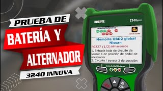 Prueba de batería y alternador automotriz con escáner [upl. by Anhoj]