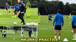 Nkunku vs Maresca in Chelsea training today practicing Shootings and tactics at Cobham [upl. by Oleg]