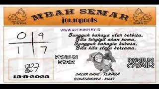 SYAIR SDY MBAH SEMAR HARI INI MINGGU 13 AGUSTUS 2023 [upl. by Allicsirp]