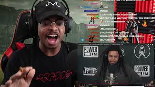 ImDontai Reacts To J Coles Freestlye On LA Leakers [upl. by Sihonn]