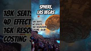 MSG Sphere Arena Las Vegas 16k resolution 4d effects shorts dome sphere lasvegas nevada [upl. by Nafri]