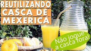 Como eu REUTILIZO CASCA de mexerica  VOCÊ NÃO VAI ACREDITAR RECEITAS surpreendentes [upl. by Eltsirhc]