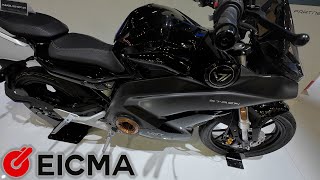 EICMA 2024 EP36 VMOTO UNE MOTO ÉLECTRIQUE PAS CHÈRE ET GROSSE AUTONOMIE [upl. by Ahsha208]