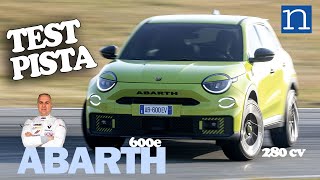 ABARTH 600e → quotScorpion Trackquot MODE in pista con la più potente SCORPIONISSIMA [upl. by Labaw]