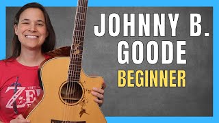 How To Play Johnny B Goode On Guitar With Only 1 Finger [upl. by Odnam]