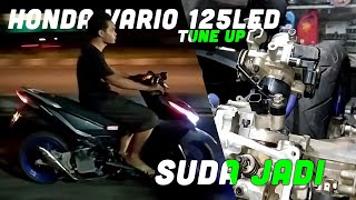 Honda Vario 125 Led Standar Tuneup Downdraft Tb Vario 150 Per Klep TWH Noken Custom Porting [upl. by Bennet]