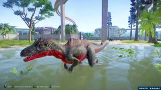 Jurassic World Dominion Titanosaurus Hunting Indominus Rex Escape Indoraptor VS SPIDER TREX [upl. by Salinas]