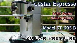 Costar Espresso  the best coffee machine in India to buy [upl. by Us79]