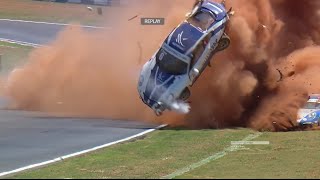 Most Unbelievable Motorsport Crashes No Music [upl. by Ellohcin]