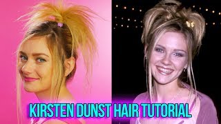 How to Get Kirsten Dunsts Spikey Bun Hair Tutorial  HISSYFIT [upl. by Ettesoj4]