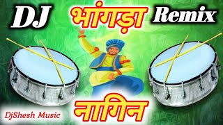 Bhangra New Dance Dj Song  Nagin With Bhangra Dance Punjabi Bhangra 2024 DJ Song  Dj Remix [upl. by Atekan]