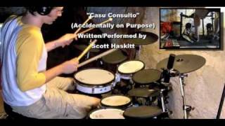 quotCasu Consultoquot Polyrhythmic Drum Solo wLoopstation amp Vdrums composed amp performed by Scott Haskitt [upl. by Clarette]