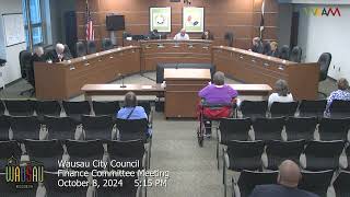 Wausau Finance Committee Meeting Pt2  10824 [upl. by Eryn419]