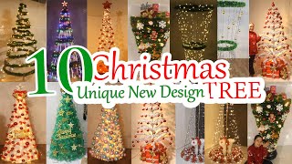 10 Unique New Design DIY Christmas Tree Decoration Ideas 2024 [upl. by Desiri]