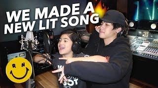 WE MADE A NEW SONG ITS LIT  Ranz and Niana [upl. by Kristan]