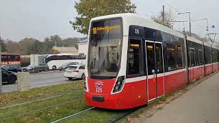 Wien Landstraßer Gürtel Quartier Belvedere S Tram nr 325 route 18 [upl. by Boffa]