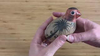 Vintage Tonalà Ceramic Bird 1950s [upl. by Doersten]