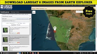 Downloading Landsat 8 image from Earth Explorer  USGS [upl. by Dinerman334]