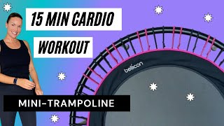 15 MIN Trampoline CARDIO BLAST  Ignite Your Calorie Burn  Total Body Fitness Fun [upl. by Ytirahc]