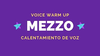 6 vocal exercises for women Mezzosoprano  Every day voice warm up [upl. by Charteris539]