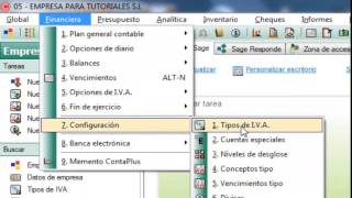 Cómo crear un nuevo iva en contaplús [upl. by Ainit937]