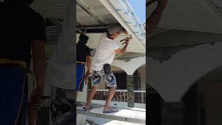 spandrel installation for PorchRoof TerraceRoof homeimprovement [upl. by Trager]