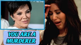 Kim Kardashian in tears as she recounts the events of her fathers dead calls her mum a murderer [upl. by Nileve]