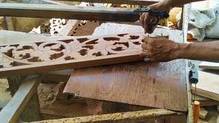 Professional carpenter wood carving techniques Secret techniques carpenters woodworking techniques [upl. by Rehtaeh825]