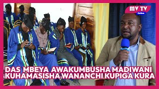 DAS MBEYA AWATAKA MADIWANI KUHAMASISHA WANANCHI KWENDA KUPIGA KURA [upl. by Quarta]