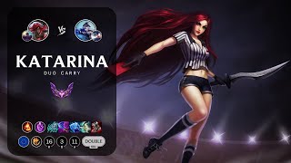 Katarina Carry vs Ashe  EUW Master Patch 148 [upl. by Megan]