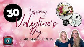 🔴 Stampin Scoop Show Valentines Day Card Extravaganza with Tami and Linda Epi 166 [upl. by Anihsak]