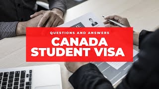 Canada student visa interview questions and answers  Canada study visa [upl. by Nnhoj]