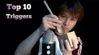 Top 10 ASMR Favorite Triggers for Sleep and Tingles [upl. by Yesllek]