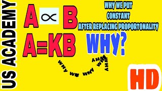 Why we put constant after replacing proportionalityVAKEEL AHMED HAYAT [upl. by Marko82]