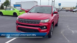 2022 Jeep Compass Limited Sport Utility Woodhaven Trenton Wyandotte Taylor Riverview Southgate [upl. by Ennire]