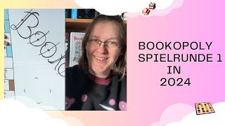 Bookopoly Spielrunde 1 in 2024 [upl. by Atiana]