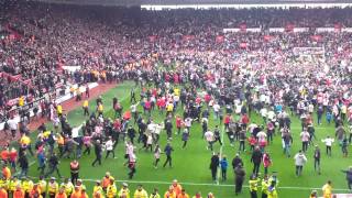 Southampton vs Coventry Pitch Invasion HD [upl. by Worthington]