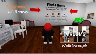 ROBLOX  Escape Room NEW  Walkthrough All 14 Rooms [upl. by Lesser176]