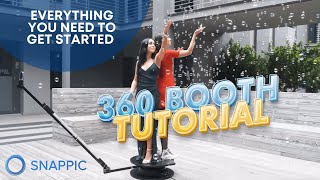 360 Photo Booth Tutorial  The ultimate guide to starting a 360 Photo booth business with Snappic [upl. by Weixel]