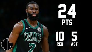 Jaylen Brown Highlights  Pistons vs Celtics  26th Oct 2024 [upl. by Bravar689]