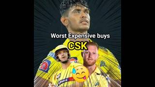 3 worst expensive buys in ipl history  csk 🏏 cricket ipl [upl. by Eniretak]