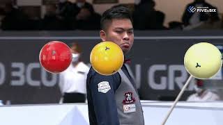 PQ  CHO Myung Woo vs Tran Thanh Tu NGUYEN Hotel Inter Burgo Wonju World 3Cushion Grand Prix 2023 [upl. by Berg]