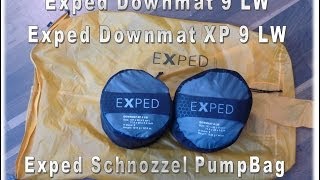 EXPED Downmat 9 LW amp XP 9 LW [upl. by Gilburt666]