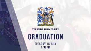 Teesside University Graduation Tuesday 16 July 2024  130pm [upl. by Ajuna]