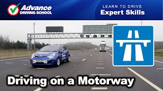 Driving on a Motorway  Learn to drive Expert skills [upl. by Zeidman]