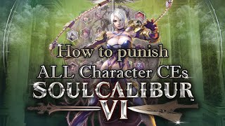 SOULCALIBUR VI【Season 2】 How to punish ALL CEs with IVY [upl. by Maeve]