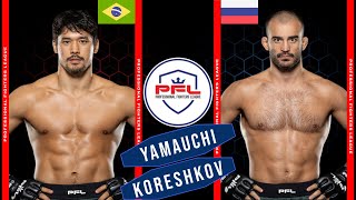 GOITI YAMAUCHI vs ANDREY KORESHKOV FULL FIGHT PFL [upl. by Schuster]